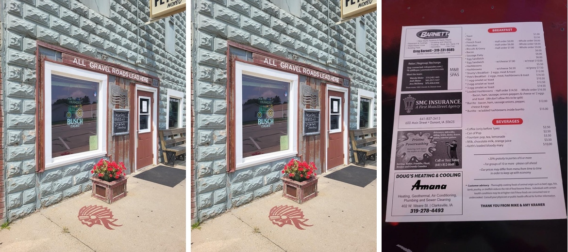 Pete & Shorty's Menu