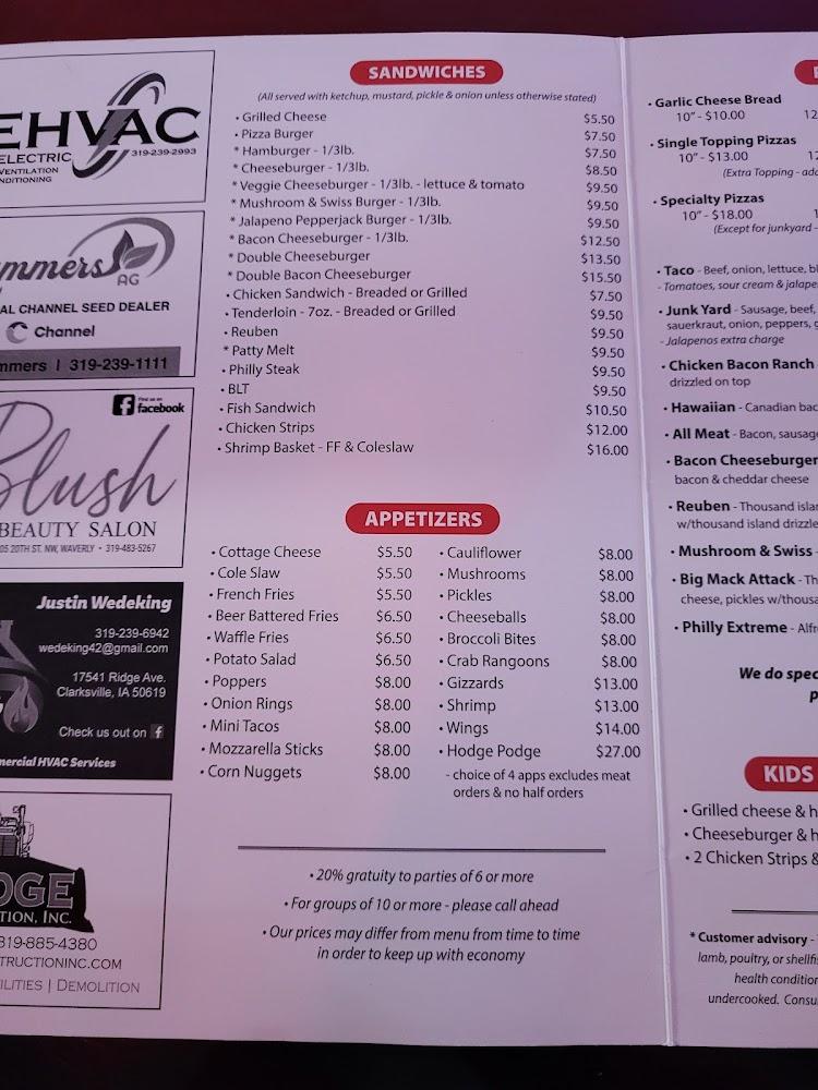 Pete & Shorty's Menu image 3